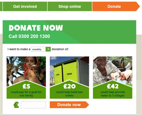 charity online shopping sites.
